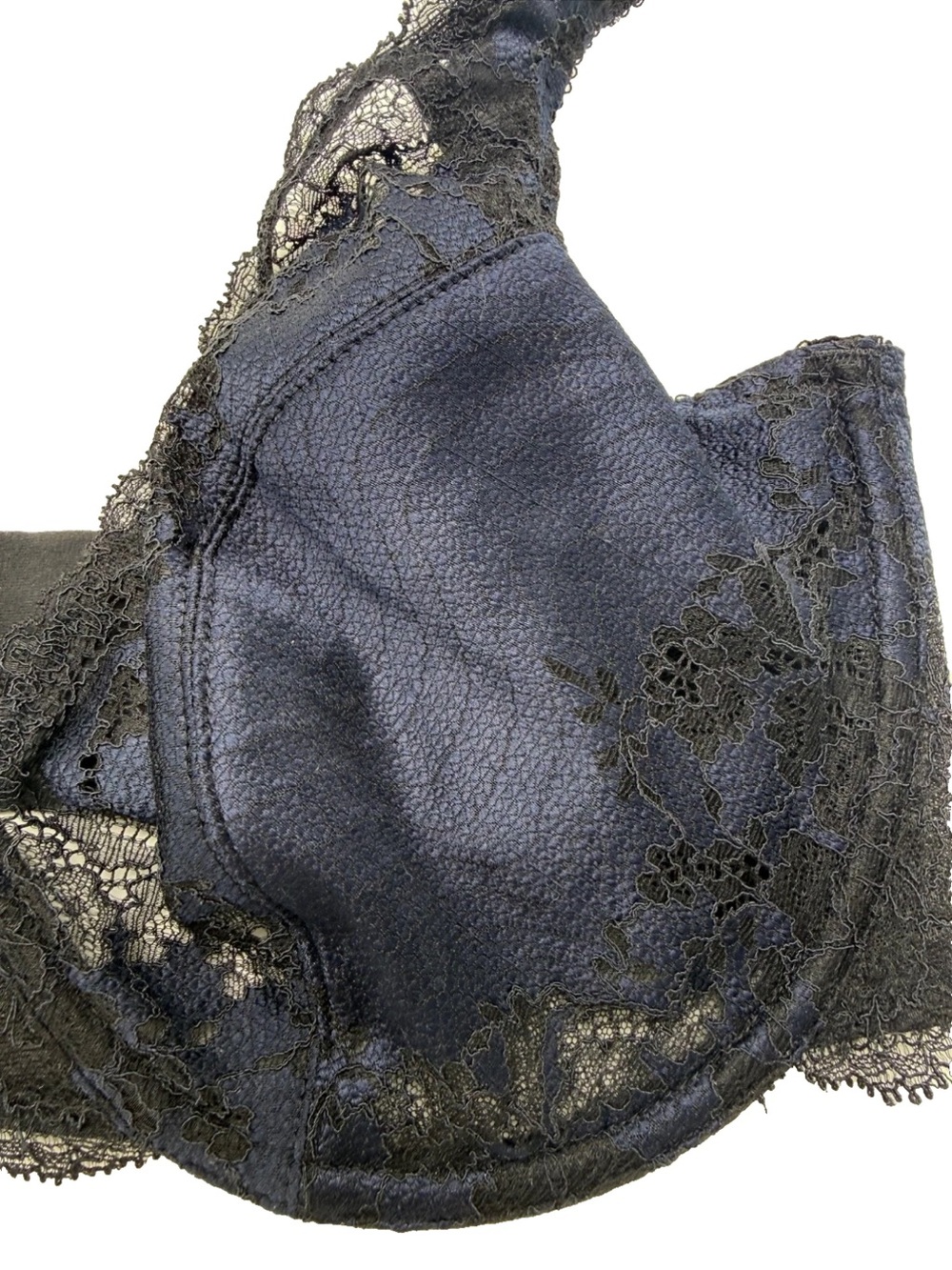 Wacoal Modern Affair Plunge Underwire Bra 32G Night Sky/ Black - Picture 7 of 8